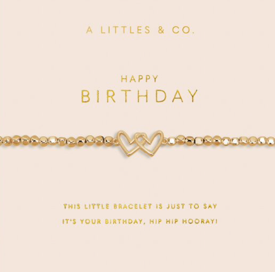 A Littles Forever Yours Gold Bracelet w Charm
