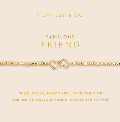 A Littles Forever Yours Gold Bracelet w Charm