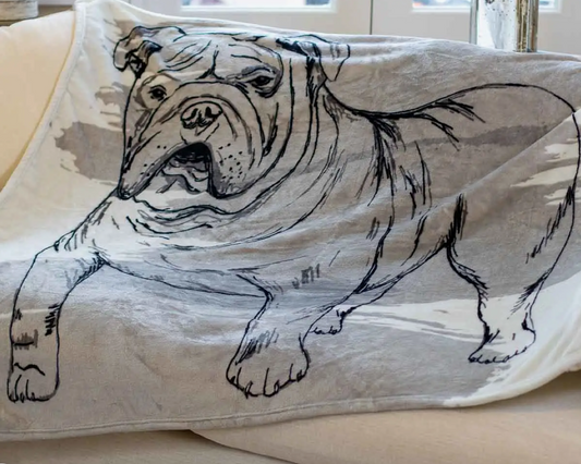 The Royal Standard Bulldog Throw