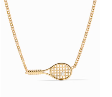 Julie Vos Tennis Racquet Delicate Necklace