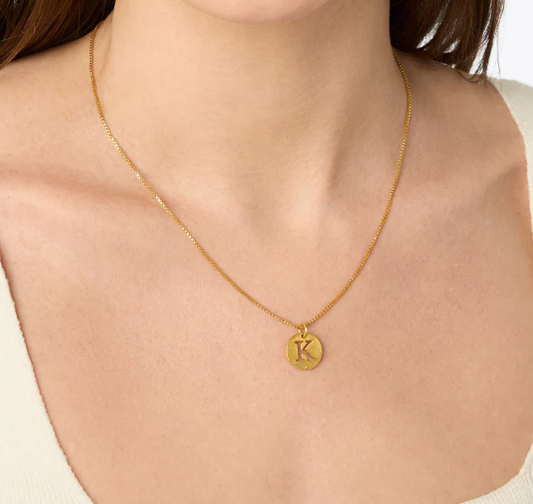 Julie Vos Monogram Delicate Necklace