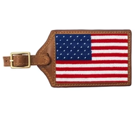 Smathers & Branson Needlepoint Luggage Tag