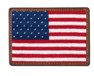 Smathers & Branson Needlepoint Card Wallet