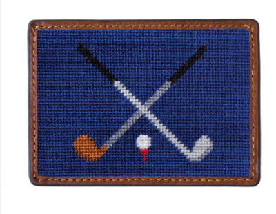 Smathers & Branson Needlepoint Card Wallet