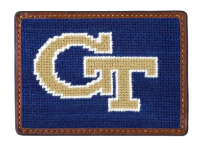Smathers & Branson Needlepoint Card Wallet