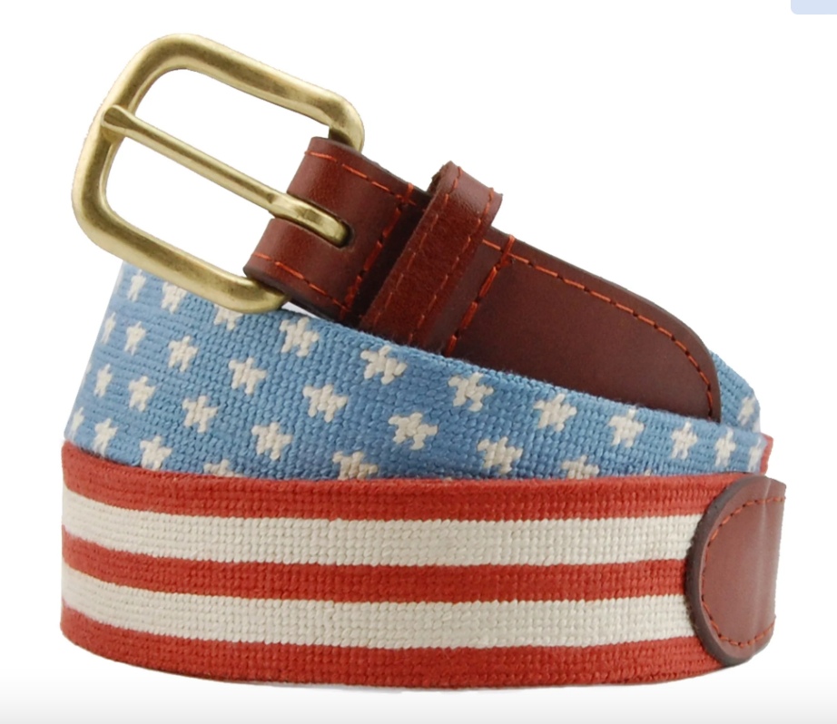 Smathers & Branson Needlepoint Belt