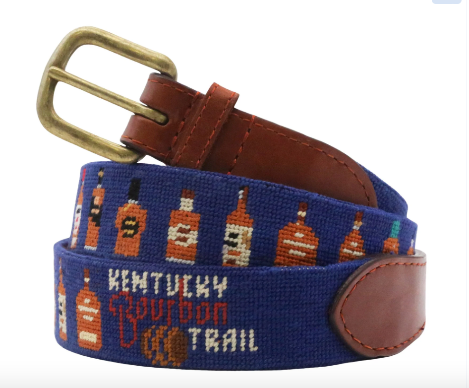 Smathers & Branson Needlepoint Belt