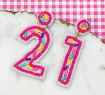 Prep Obsessed Birthday Earrings