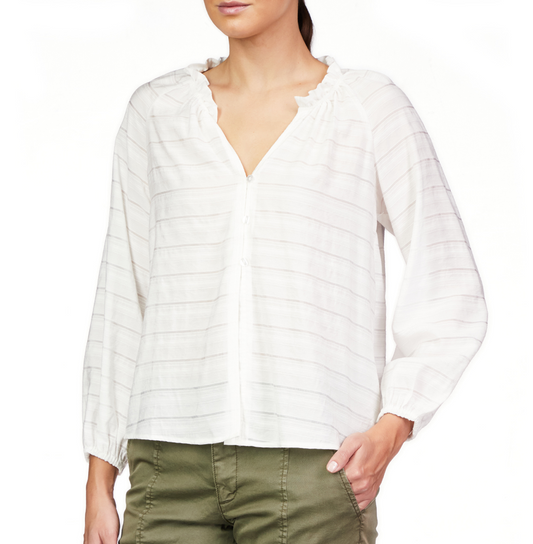 Sanctuary Ruffle Collar Top