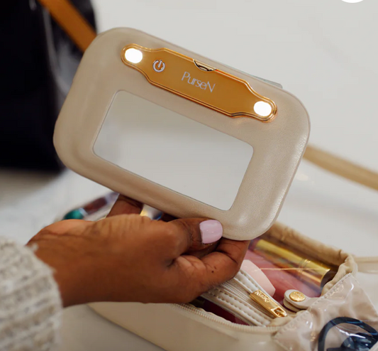 Pursen Litt Mini Lighted Mirror Case
