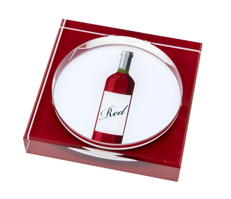 Tara Wilson Designs Lucite Bottle Coaster