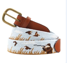 Smathers & Branson Needlepoint Belt