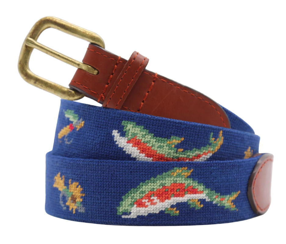 Smathers & Branson Needlepoint Belt