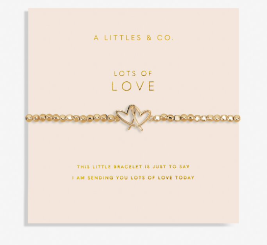 A Littles Forever Yours Gold Bracelet w Charm