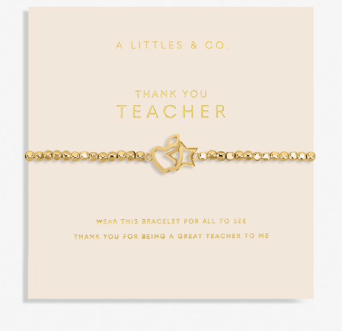A Littles Forever Yours Gold Bracelet w Charm
