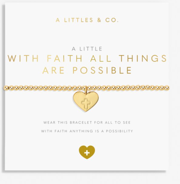 A Littles Gold-Tone Bracelet w Charm