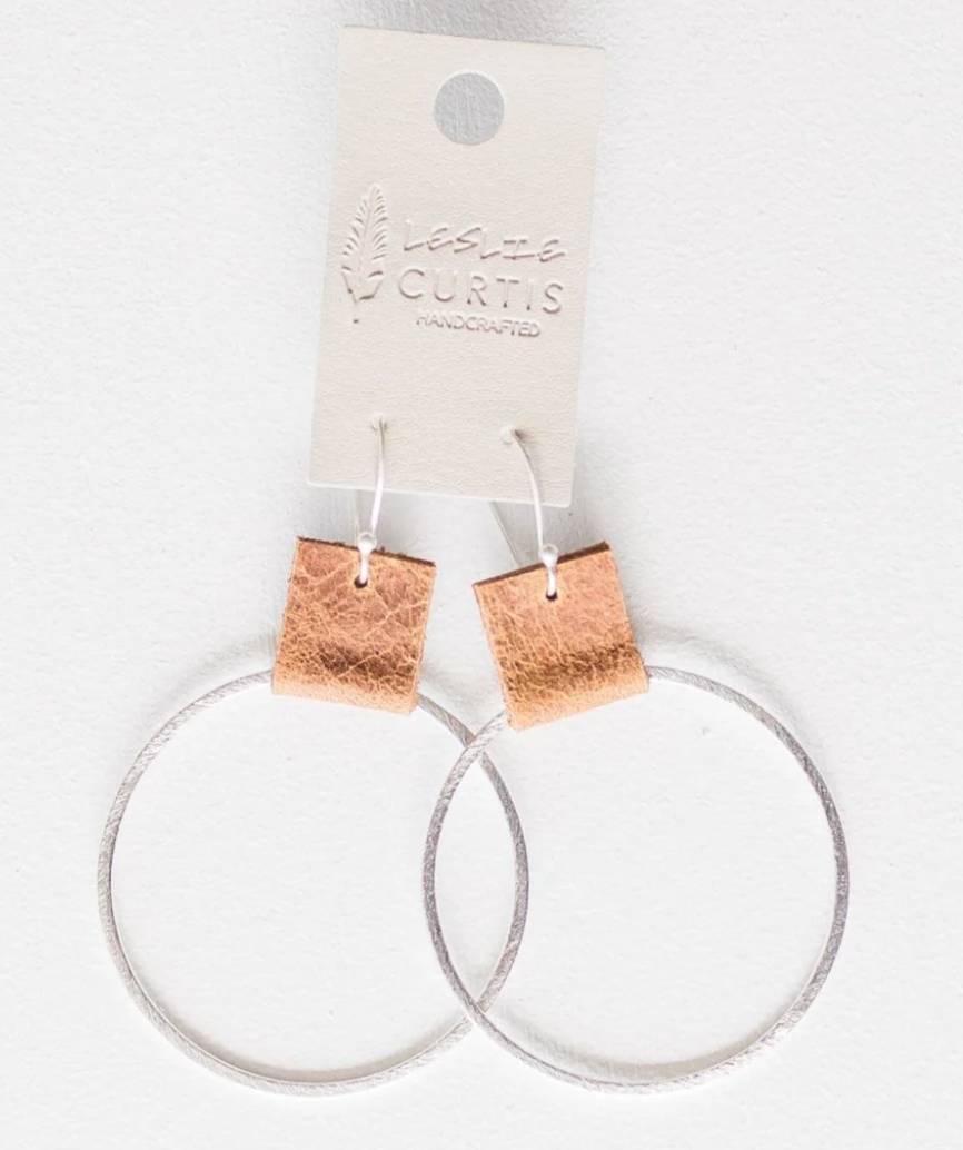 Leslie Curtis Laura Hoop Earrings