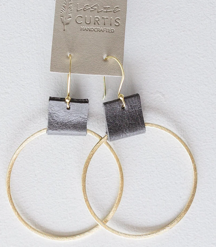 Leslie Curtis Laura Hoop Earrings