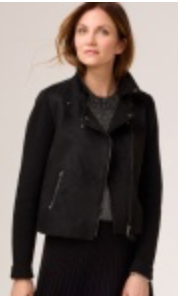 Nic + Zoe Mixed Media Moto Jacket