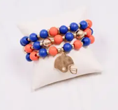 Caroline Hill Football Bracelet Set