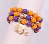 Caroline Hill Football Bracelet Set