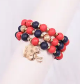 Caroline Hill Football Bracelet Set