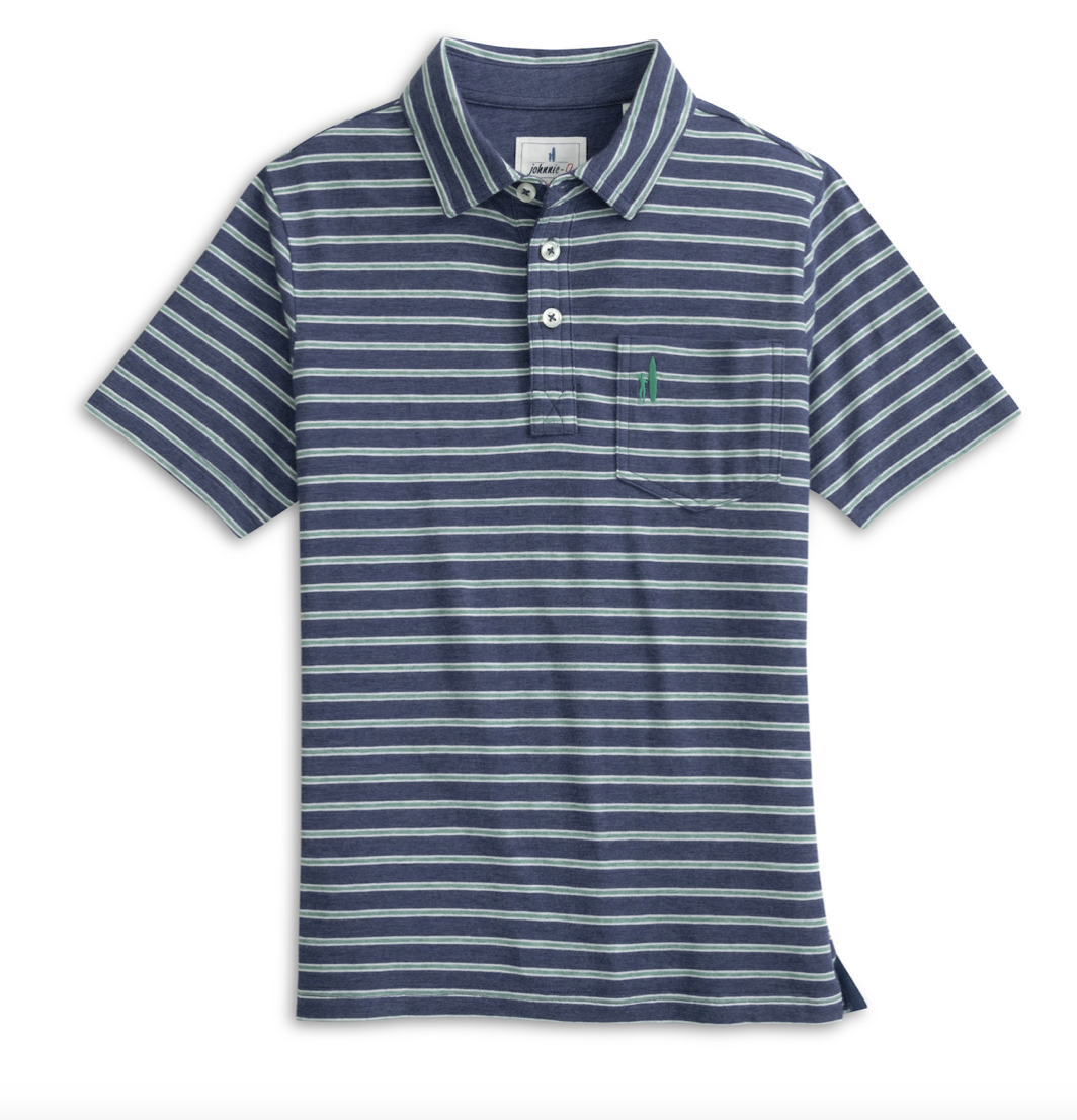 johnnie-O Matthis Striped Original Polo