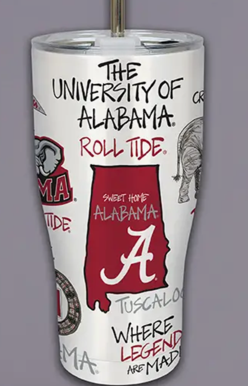Magnolia Lane Collegiate Icon Metal Tumbler