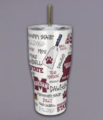 Magnolia Lane Collegiate Icon Metal Tumbler
