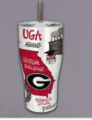 Magnolia Lane Collegiate Icon Metal Tumbler