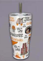 Magnolia Lane Collegiate Icon Metal Tumbler