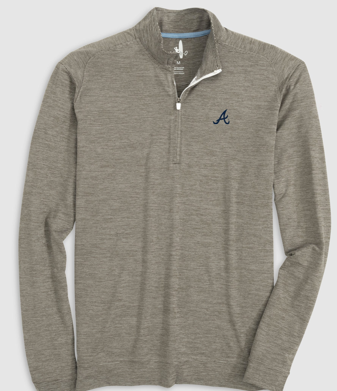 johnnie-O Vaughn BRAVES 1/4 Zip Pullover