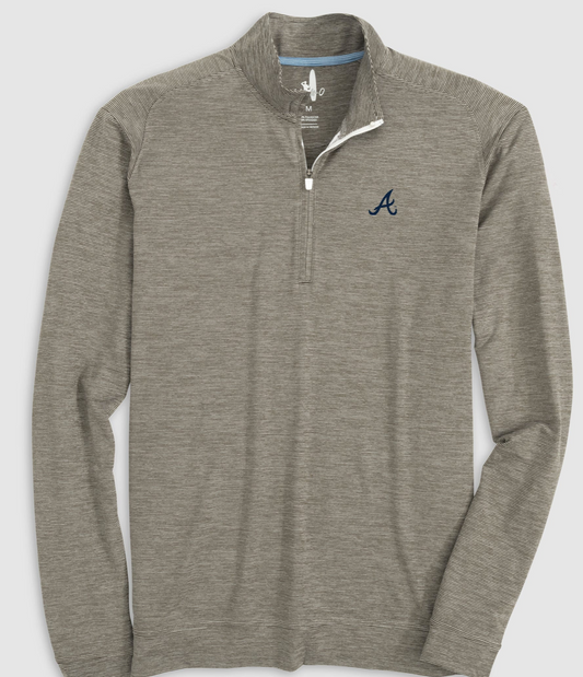 johnnie-O Vaughn BRAVES 1/4 Zip Pullover