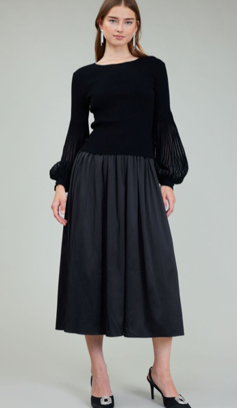 Current Air L/S Round Neck Sweater and Dress Set
