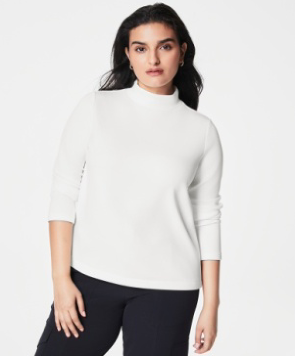 Spanx AirEsseitials Mock Pullover