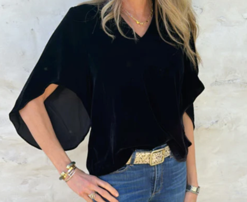 Anna Cate Nina Velvet Top