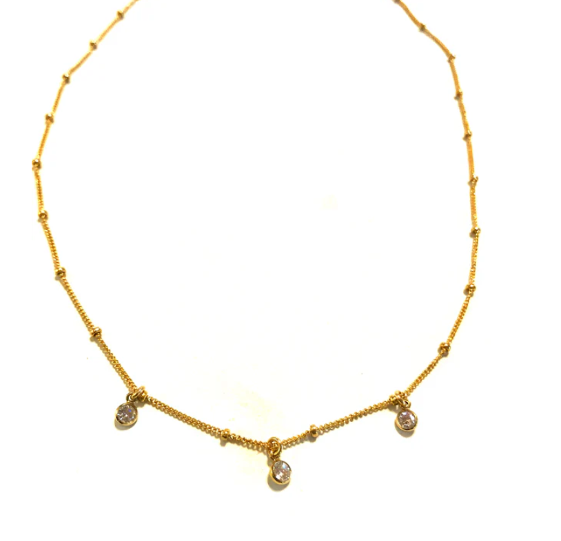 LJ Sonder Sparkle Necklace w CZs