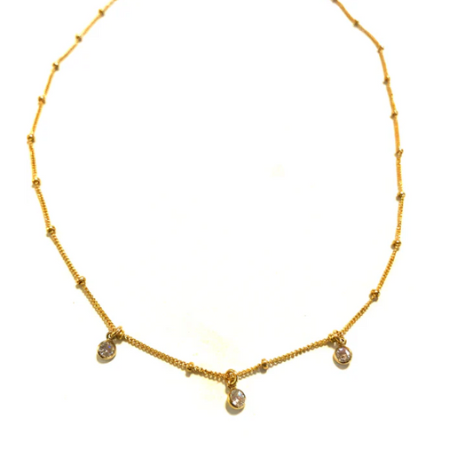 LJ Sonder Sparkle Necklace w CZs