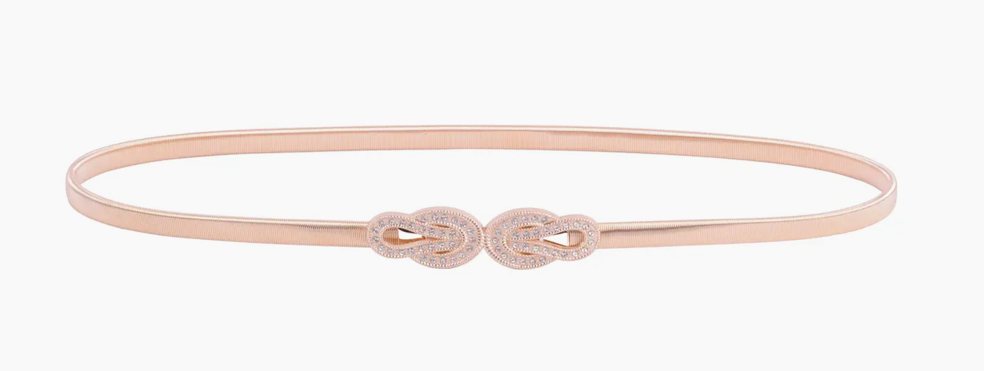 Most Wanted Rhinestone Buckle Stretch Belt