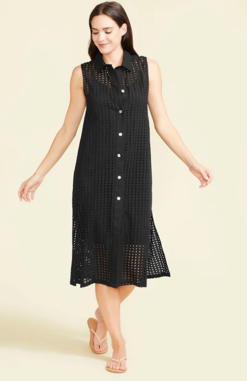 Sitano Sofia Eyelet Midi Dress