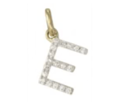 Erin Gray Gold & Diamond Initial Necklace
