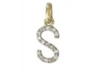 Erin Gray Gold & Diamond Initial Necklace