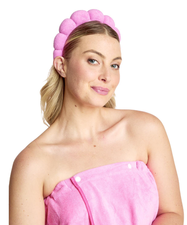 Two's Company Headband & Wrap Towel Set