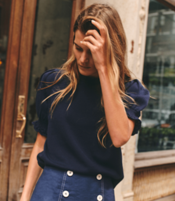 Cartolina Fallon SS Pullover Top