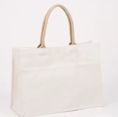 The Royal Standard Jute Tote w/Embroidery