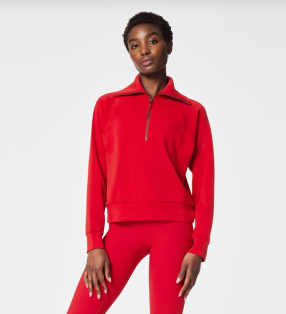 Spanx Air Essentials Half Zip Pullover