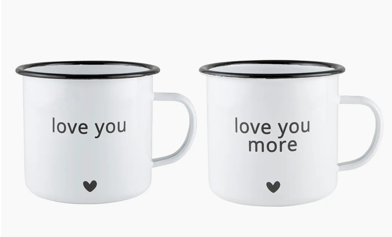 Santa Barbara Design Enamel Mug Set