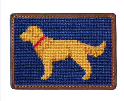 Smathers & Branson Needlepoint Card Wallet