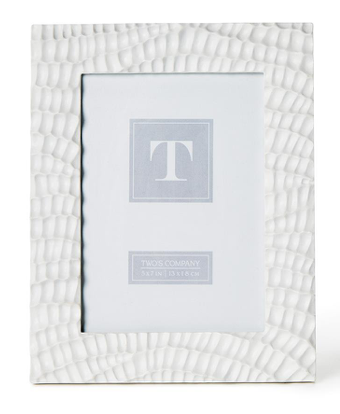 Two's Company White Coral Reef Photo Frame
