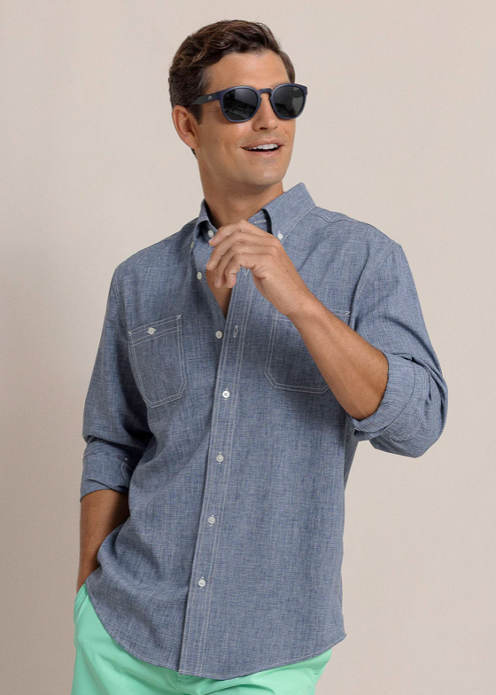 Southern Tide LS Dock Shirt